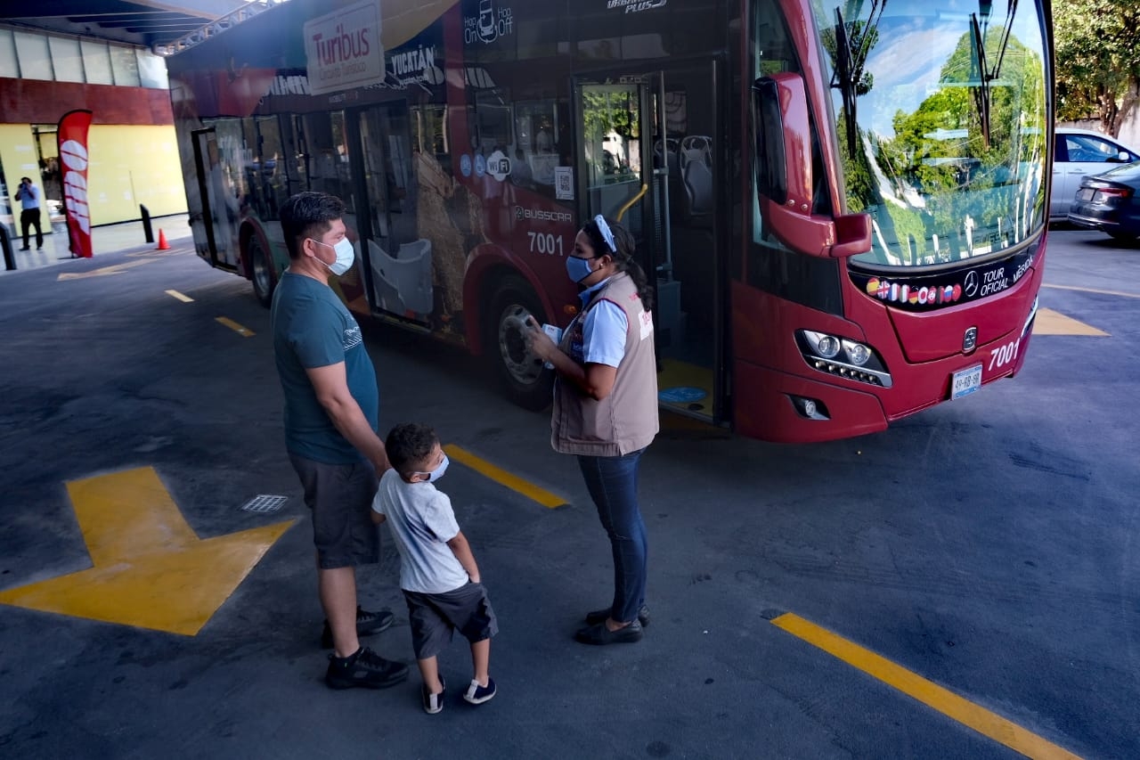 Así fue la reinauguración del Turibus en Mérida: FOTOS