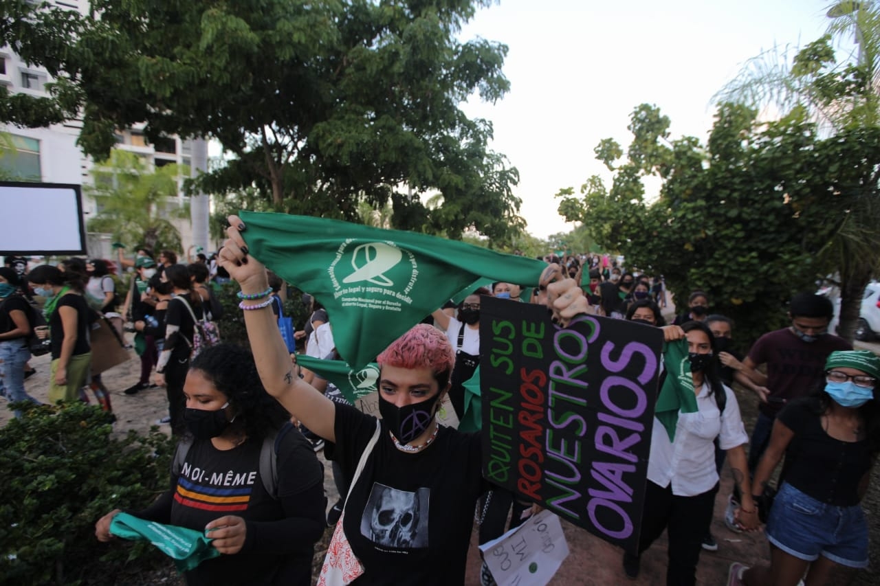 Feministas conmemoran el Día de Acción Global por un Aborto Legal y Seguro. Foto: Erick Marfil