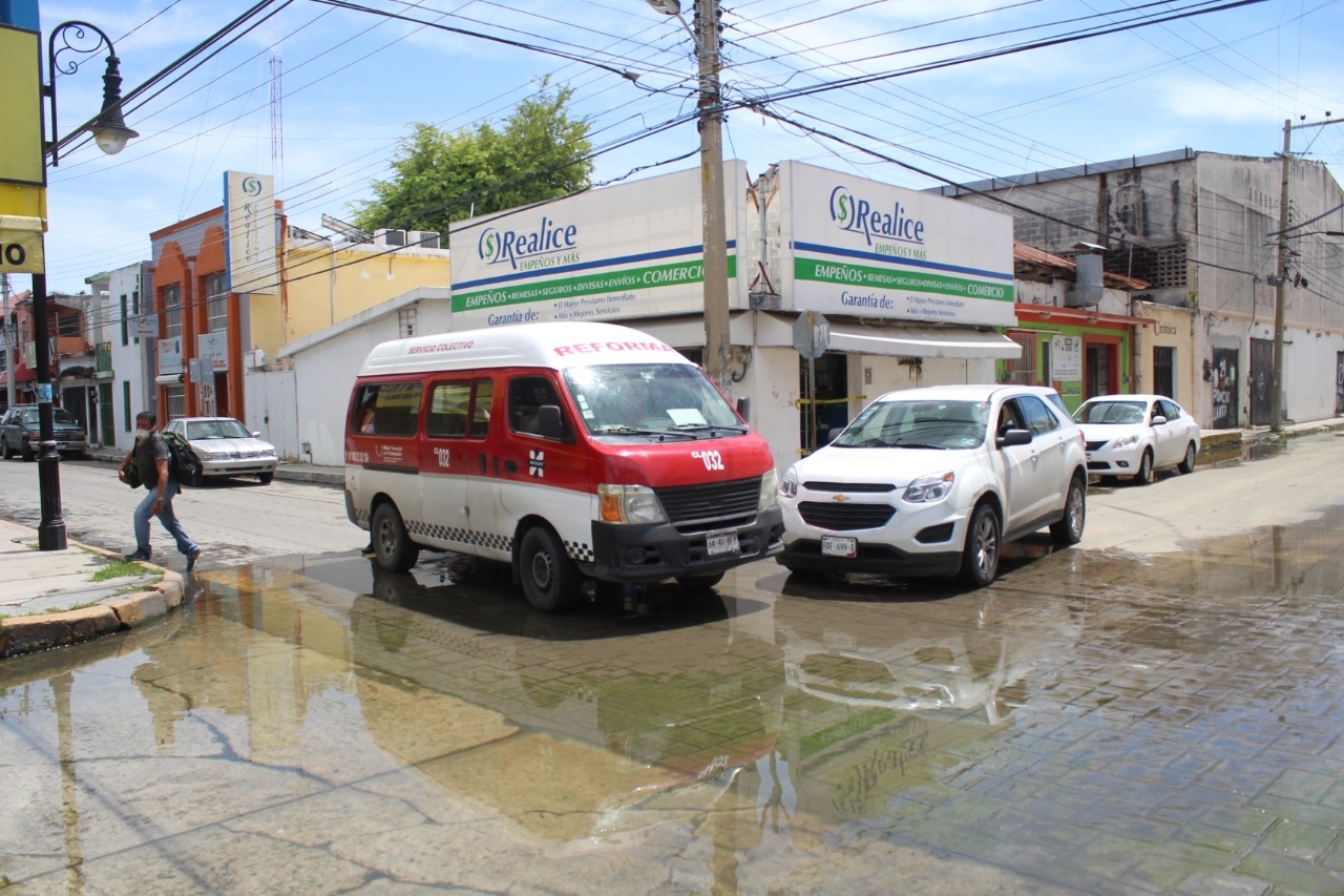 Los daños del accidente fueron valuados en mil 500 pesos Foto: Ricardo Jiménez