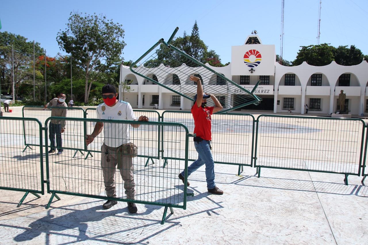 Palacio Municipal de Benito Juárez no tendrá adornos patrios