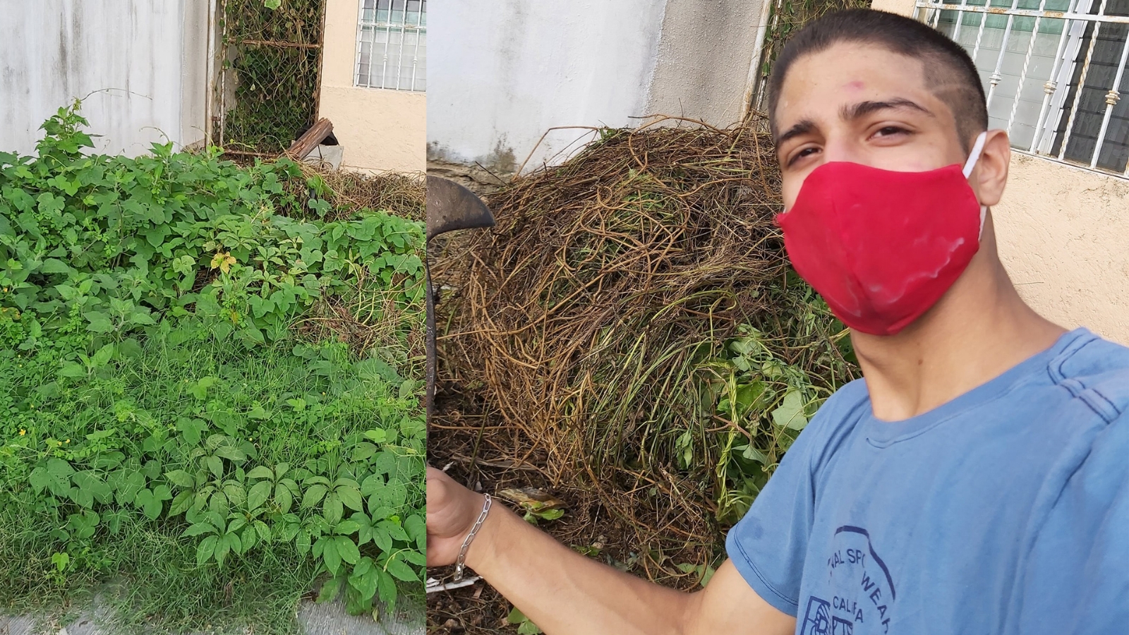 Joven yucateco chapea una casa para pagar sus estudios y no le pagan completo