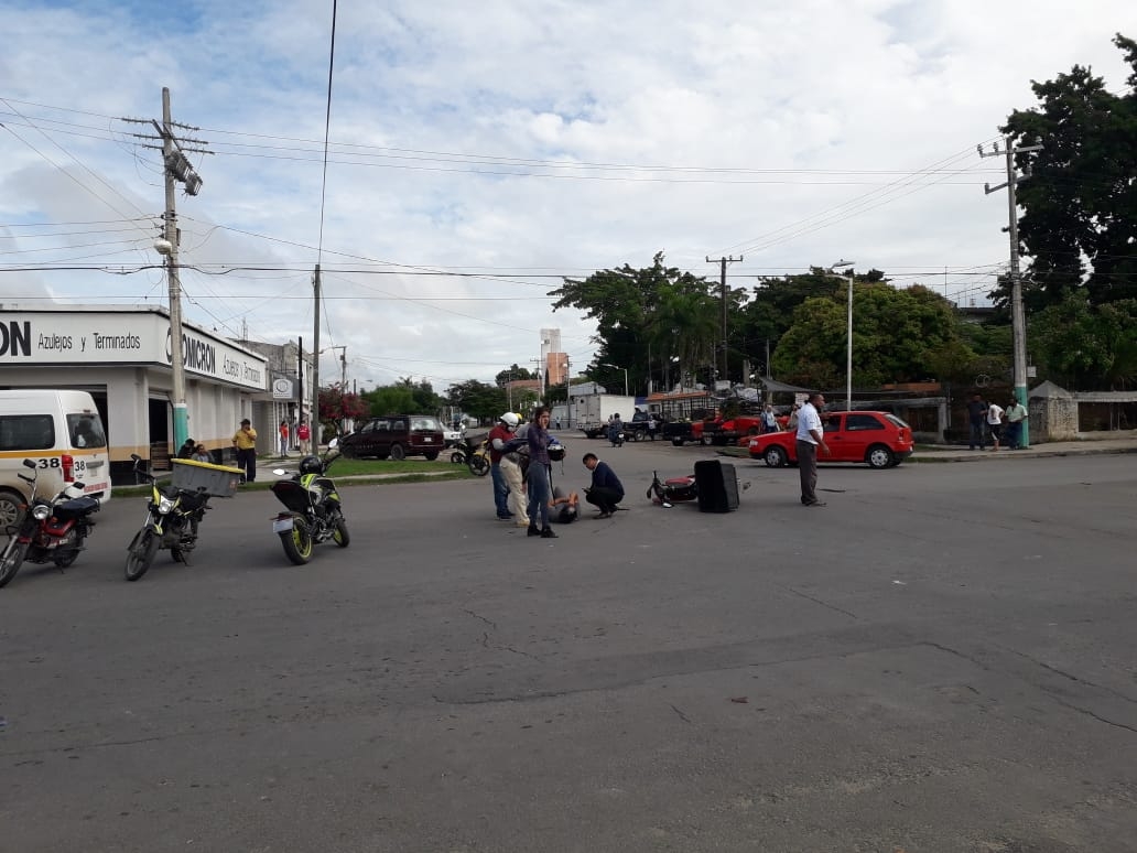 El accidente ocurrió este medio día