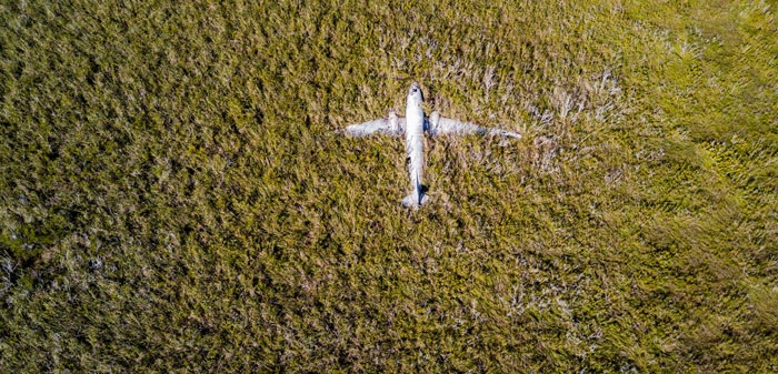 La aeronave lleva más de 30 años abandonada