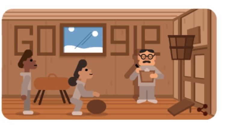 Recuerdan a James Naismith, inventor del básquet con doodle de Google