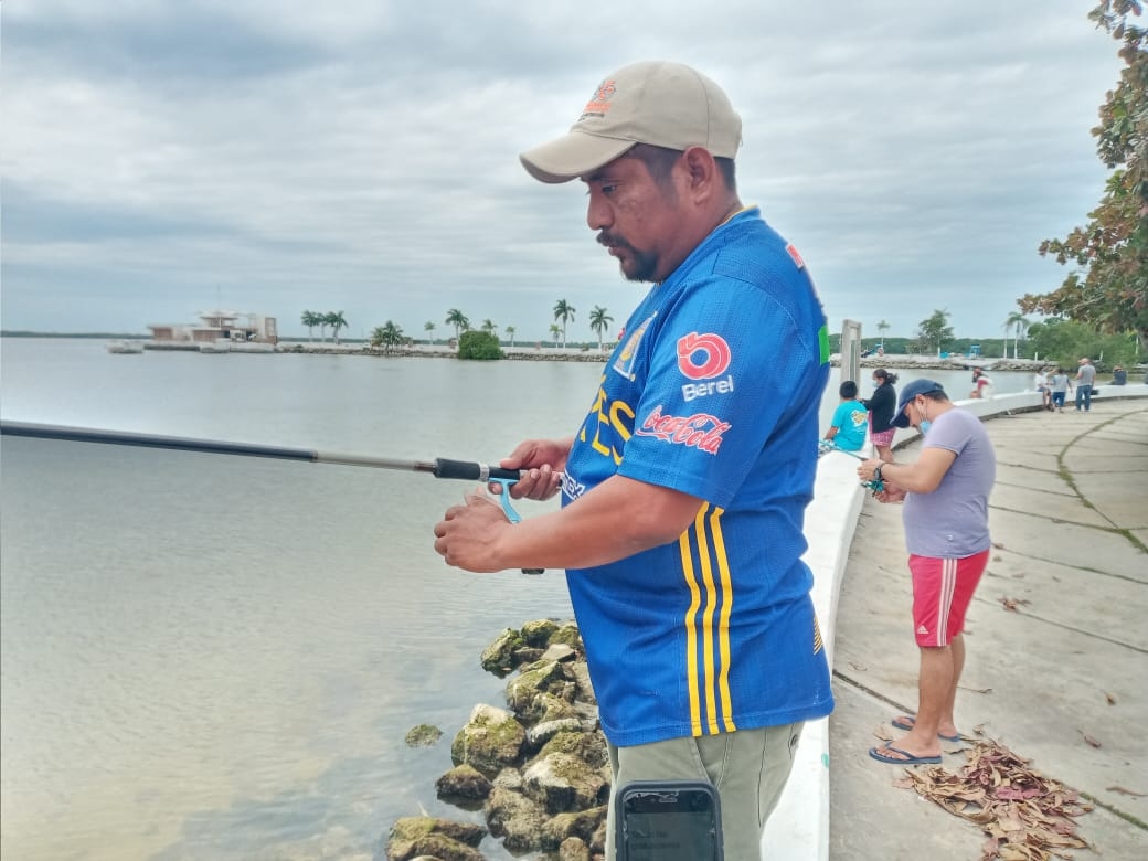 Frente Frío número 27 atrae la pesca deportiva en Chetumal