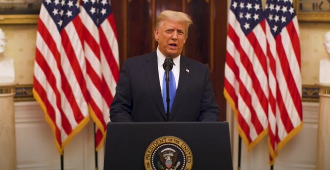 Trump se despide de Estados Unidos previo a la llegada de Biden a la presidencia