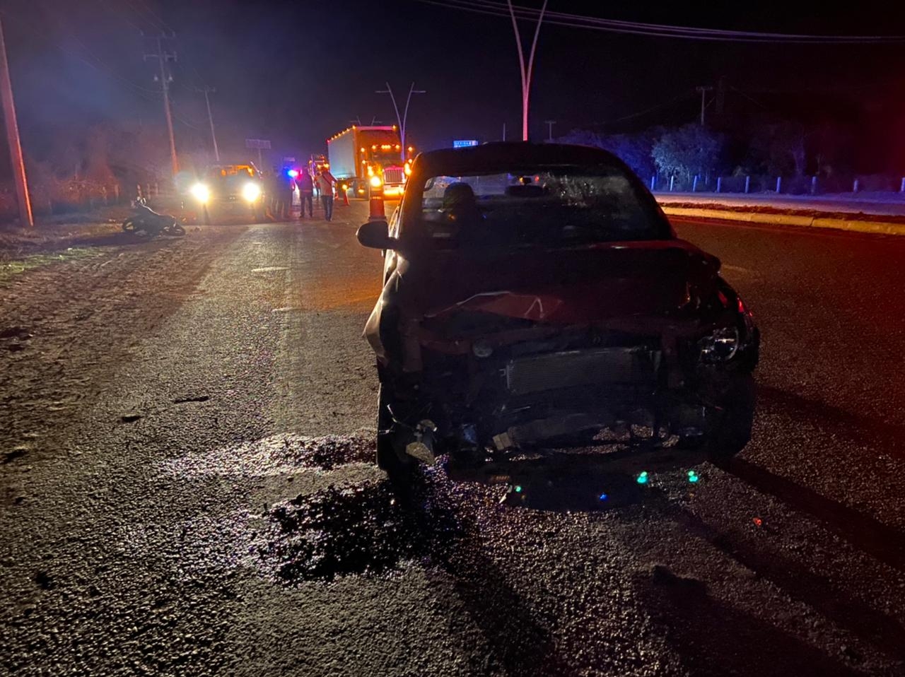 Motociclista muere atropellado en el periférico de Campeche