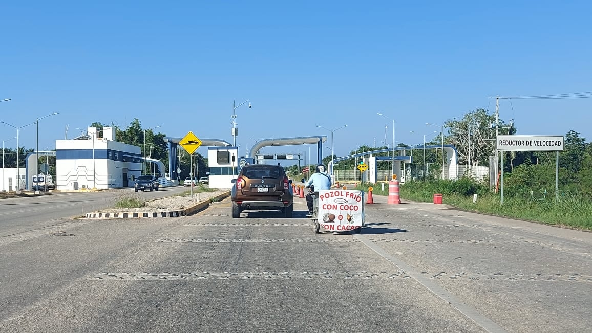 El retén se instaló para controlar la movilidad en Chetumal