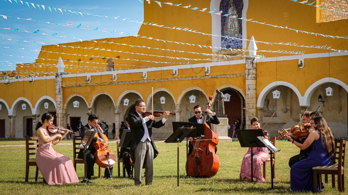 El concierto busca promover los atractivos populares de Izamal