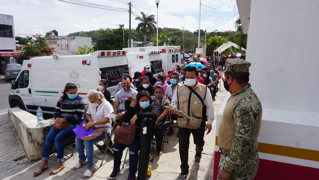 Se complica aplicación de vacunas en Clínica del ISSSTE en Campeche