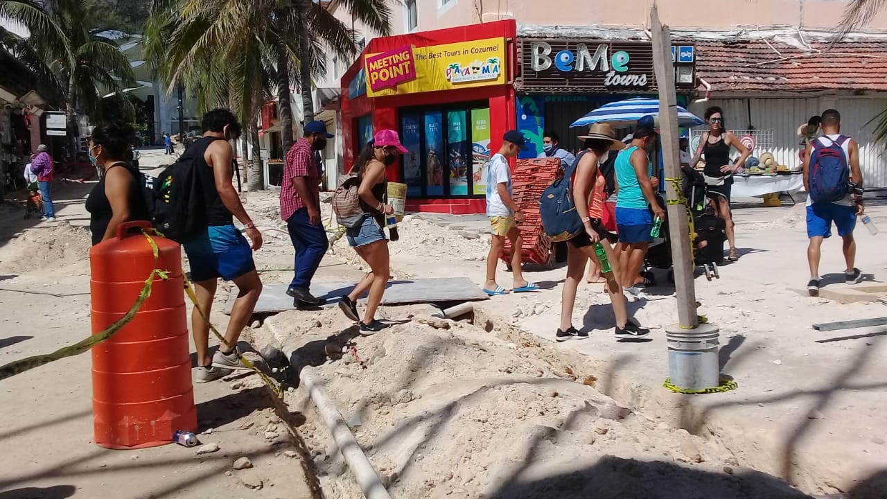 La Quinta avenida, se encuentra en plena remodelación