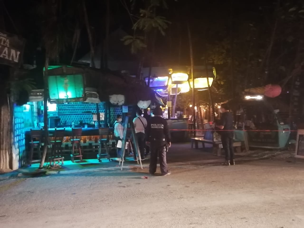 Hombre recibe disparo en la cabeza en Tulum