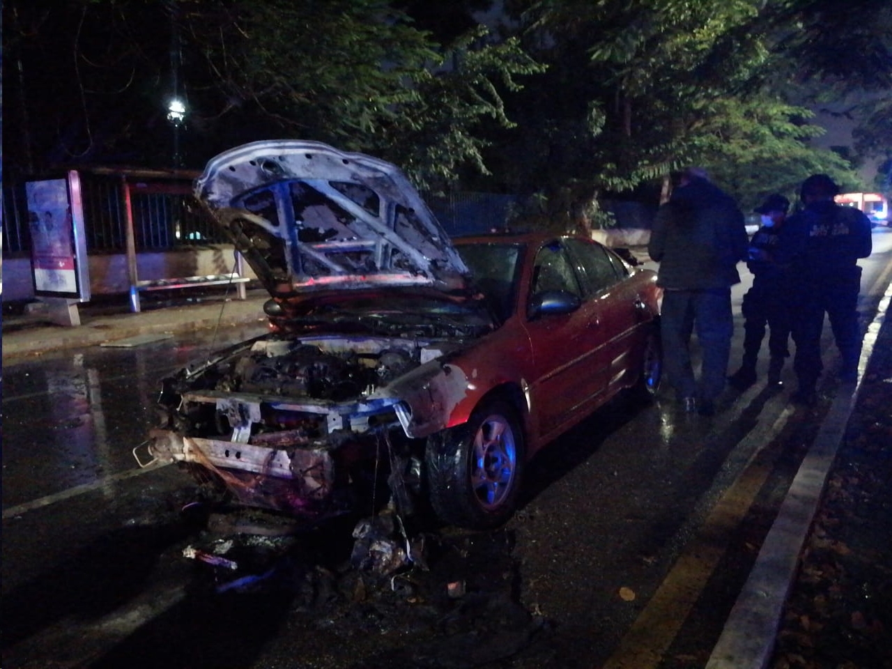 El coche fue pérdida total