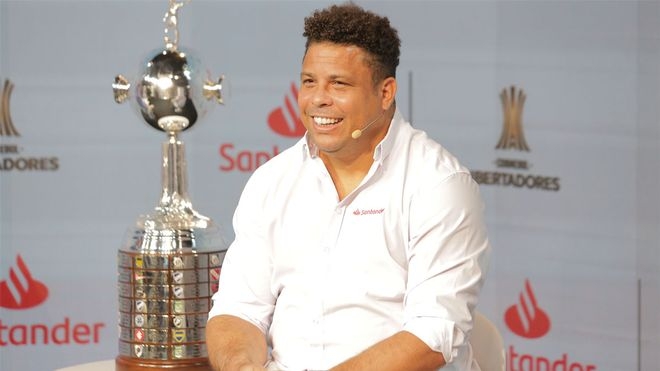 Ronaldo Nazario estará presente en la final de la Copa Libertadores