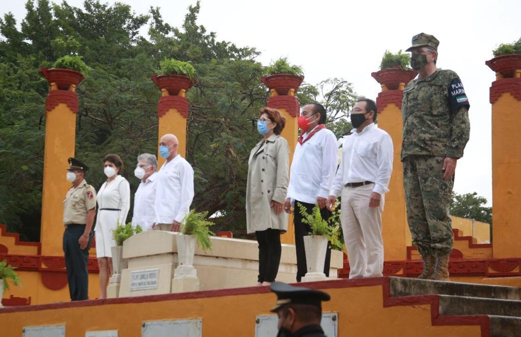 Conmemoran 97 aniversario luctuoso de Felipe Carrillo Puerto en Mérida