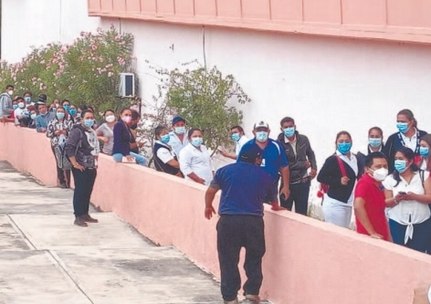 Personal médico de los centros de salud de Calakmul, Palizada y Escárcega, se manifestaron en días pasados