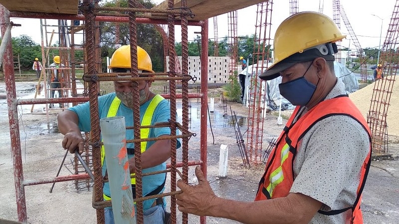 Constructores en Quintana Roo extreman medidas para evitar bajas por COVID-19