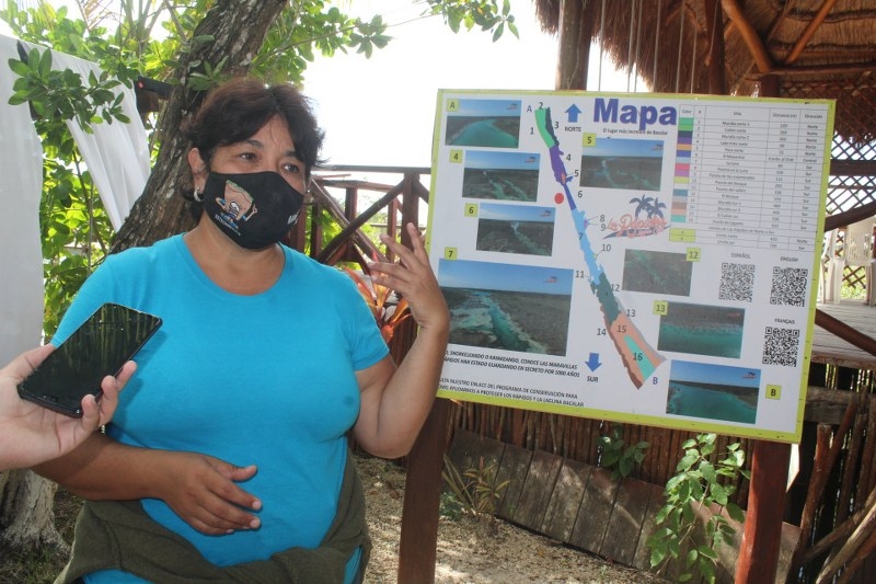 Los Rápidos de Bacalar es una de las zonas que ya recuperó su tonalidad azul y cristalina