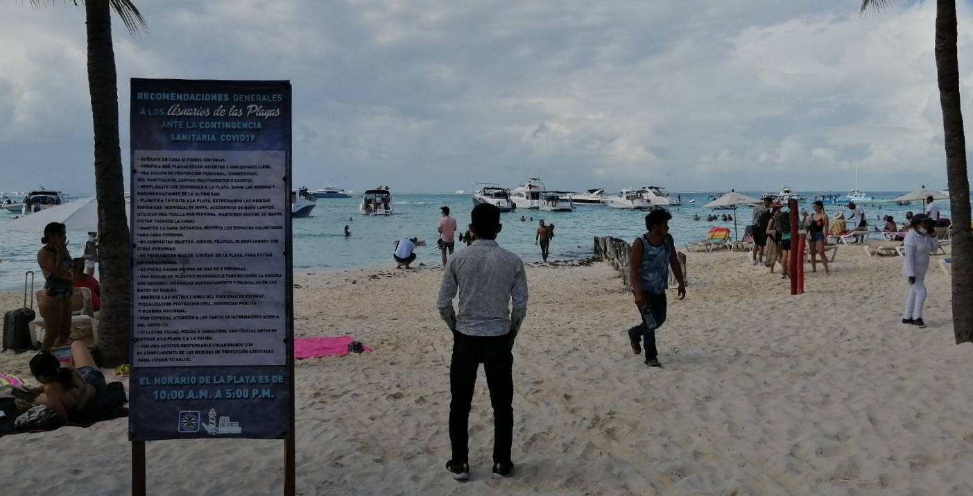 Playa Norte de Isla Mujeres, con alto riesgo de accidentes para turistas