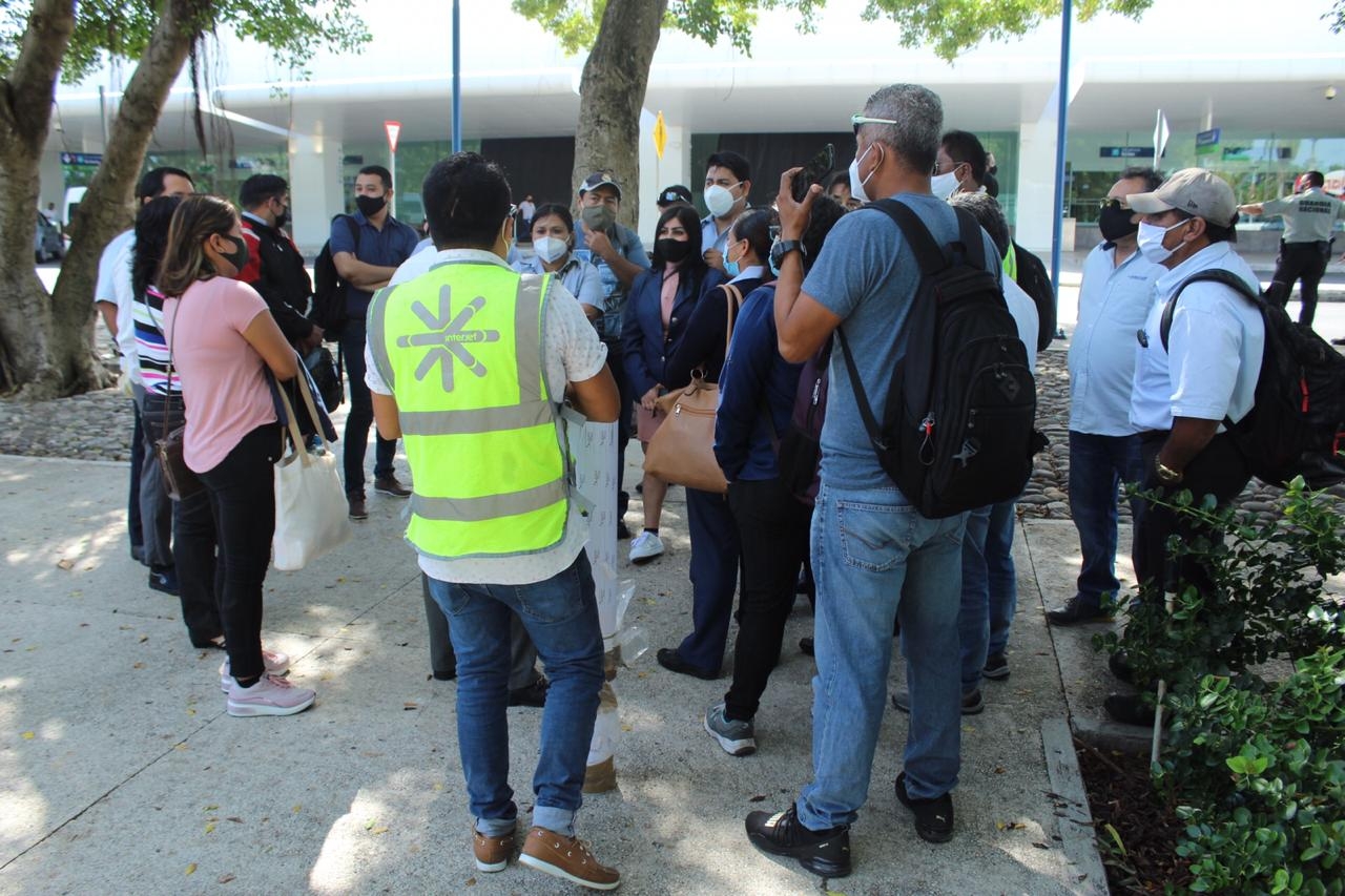 Trabajadores de Interjet ya se manifiestan en Aeropuerto de Cancún