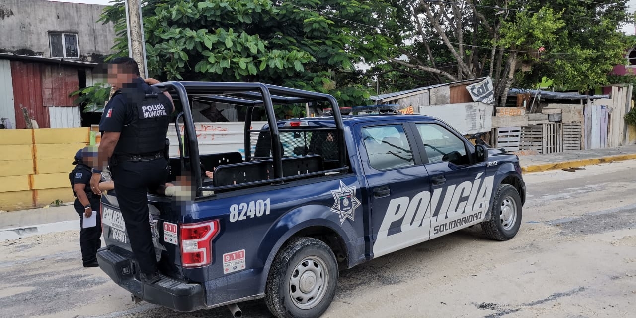 Detienen a menor de edad en Playa del Carmen; portaba 'bolsitas' de marihuana