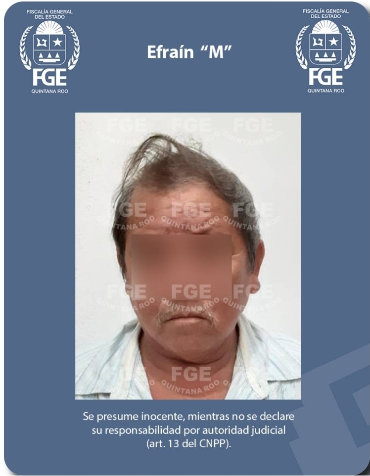 Efraín 'M' fue recluido en el Cereso de Chetumal