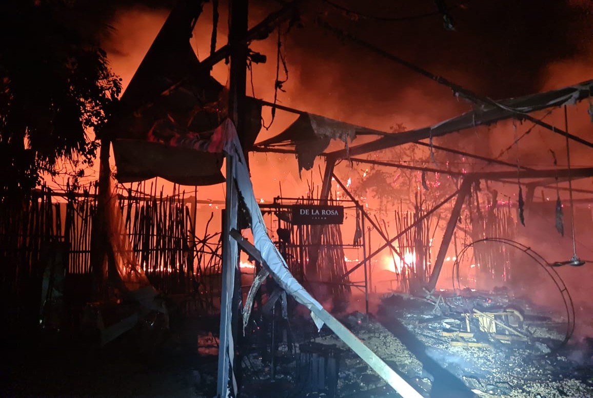 Afectados por incendio en Tulum presentan denuncia por daños