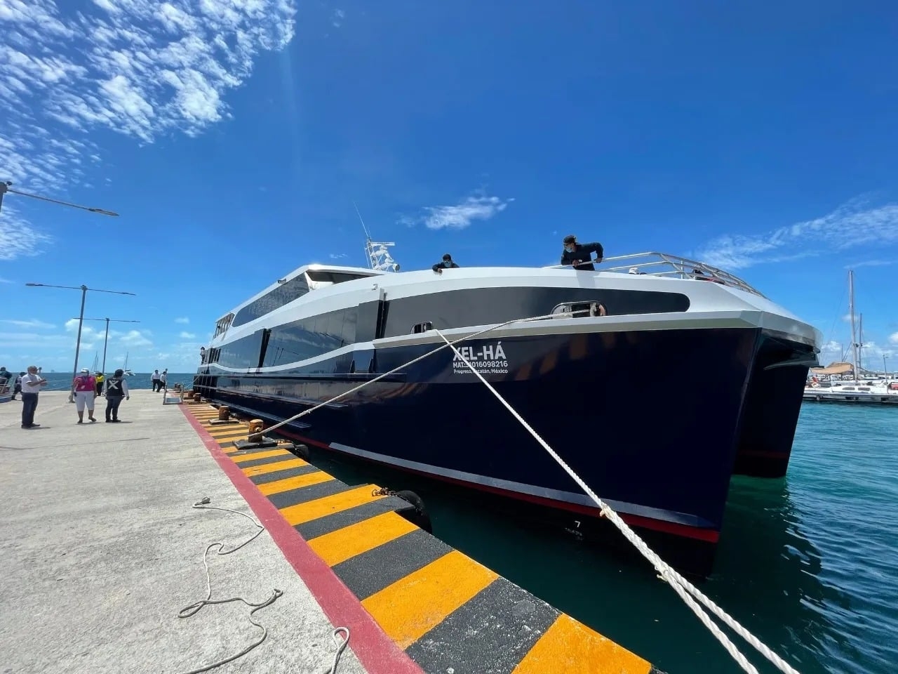 Ferrys de Xcaret esperan permiso federal para trabajar la ruta Cancún-Isla Mujeres