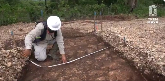 INAH encuentra ‘Camino real’ del siglo XVI en el paso del Tren Maya en Yucatán: VIDEO