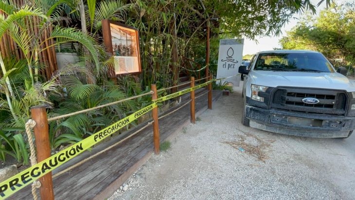 Fiscalía asegura predios ubicados en Punta Piedra, Tulum