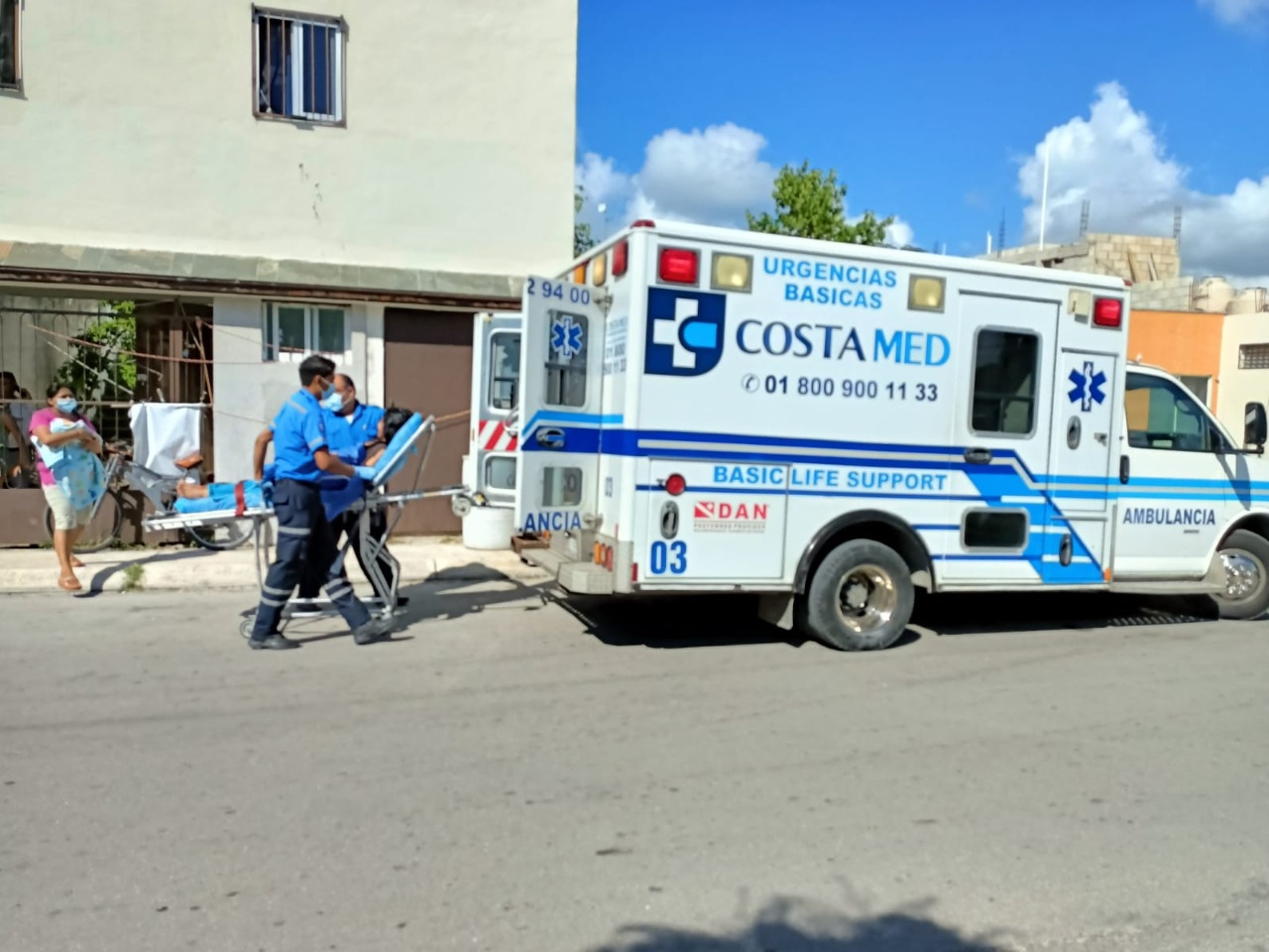 Esto ocurrió al rededor de las 09:30 horas en la avenida Tamarindo, entre calle Zapote y Limonero del poblado de Puerto Aventuras