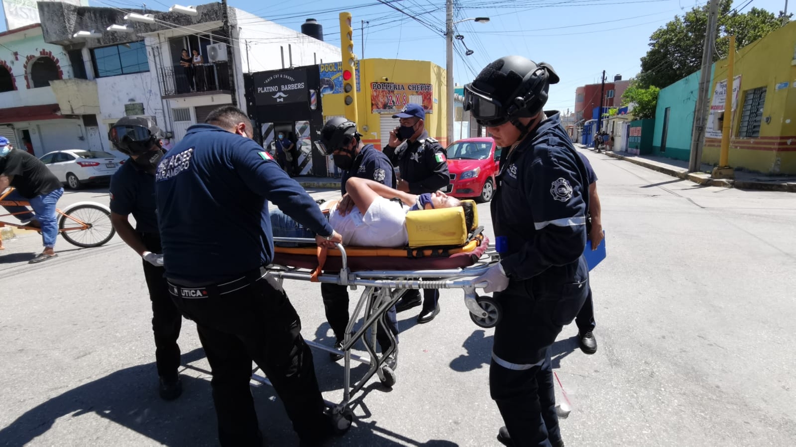 Chocan a marino y termina lesionado en Ciudad del Carmen