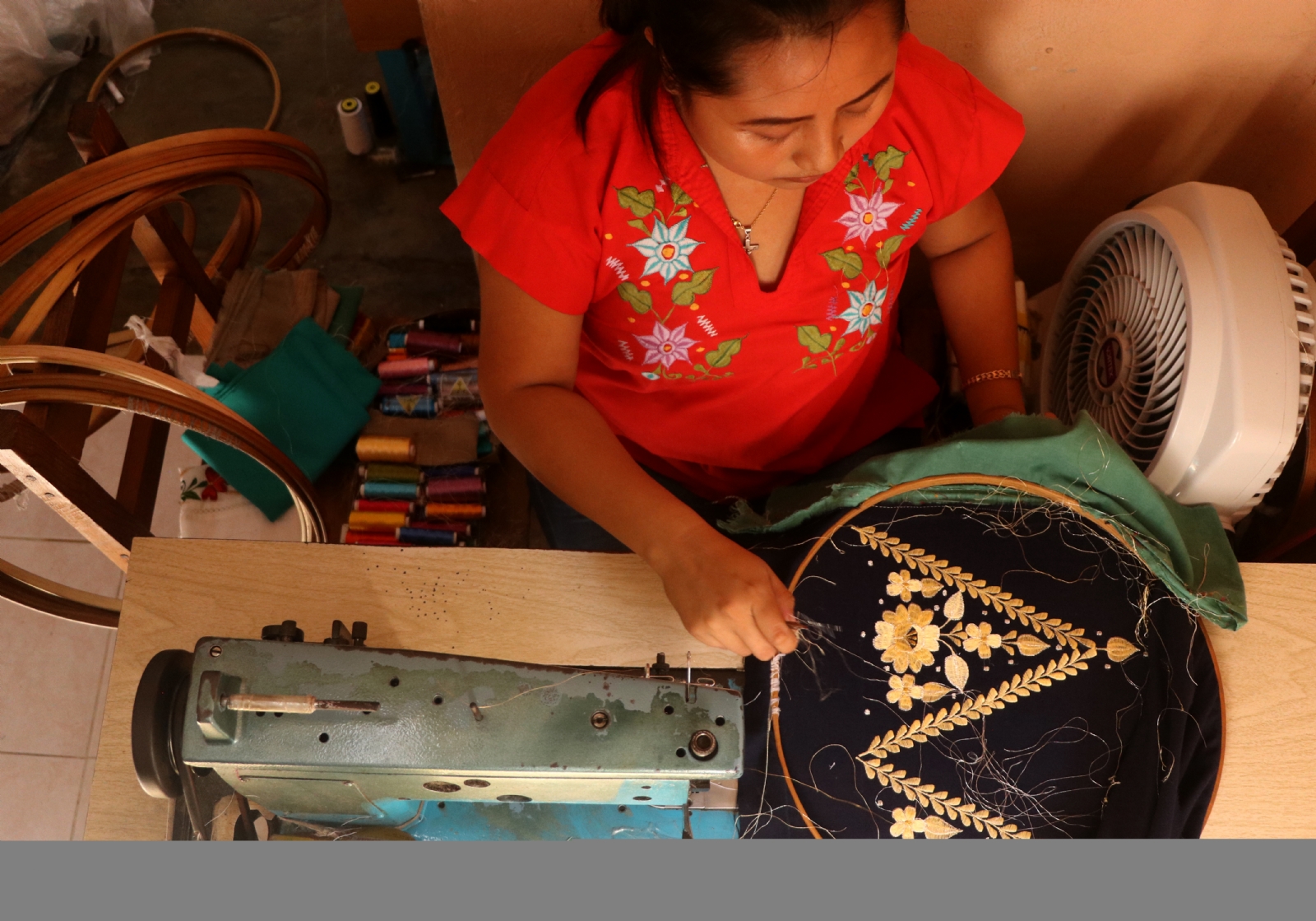 Artesanos defienden los bordados tradicionales en Kimbilá, Yucatán