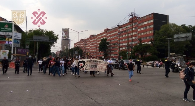 Inicia marcha del 2 de octubre en CDMX