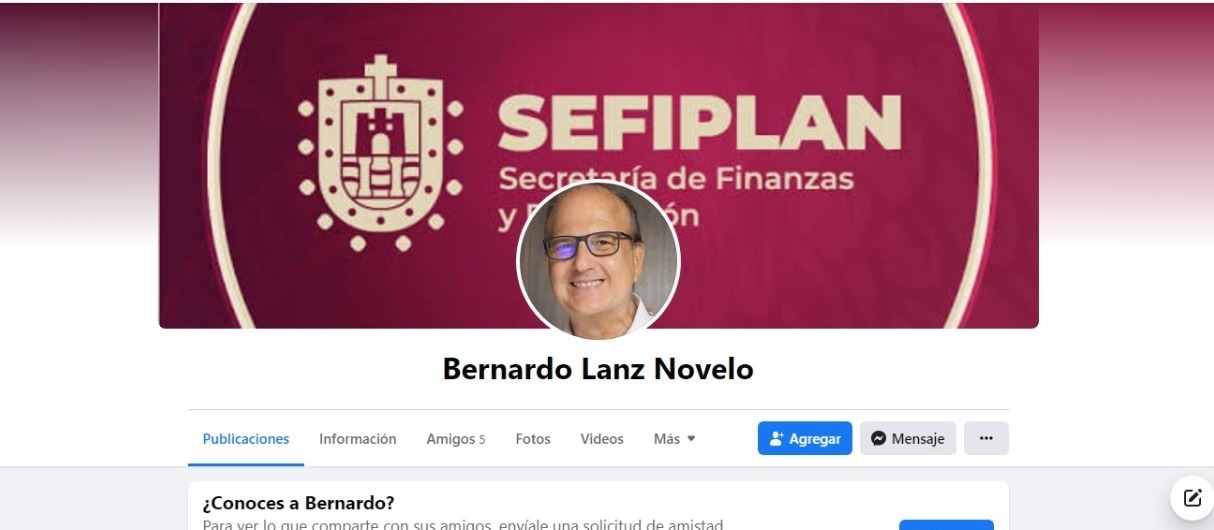 La cuenta fue creada apenas el pasado primero de octubre y en la foto de perfil, aparece el titular