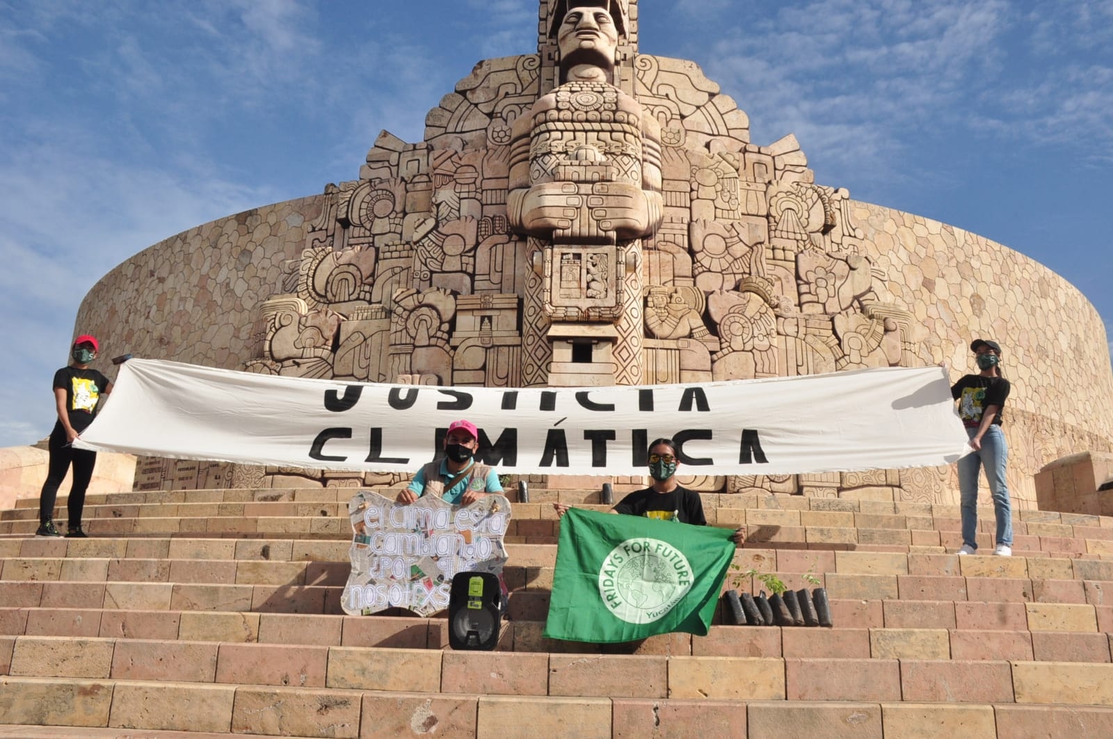 Integrantes Fridays For Future Yucatán piden justicia climática