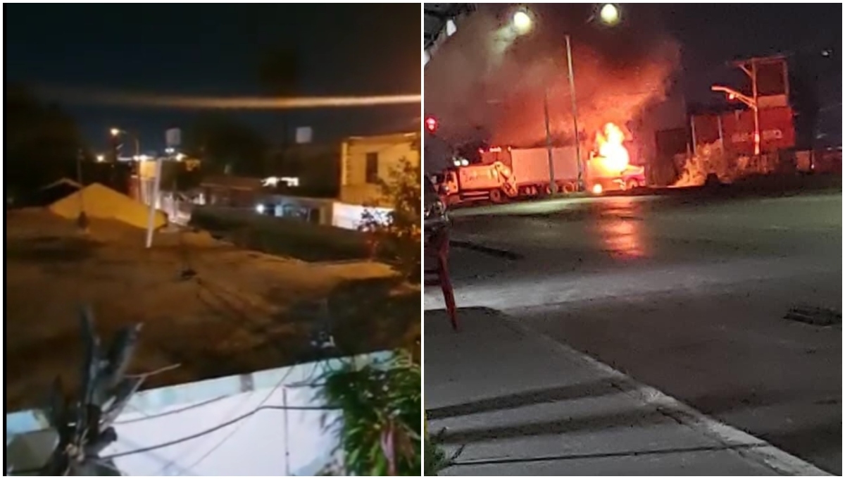 Esta noche se presentaron enfrentamientos, persecuciones y bloqueos en Matamoros, Tamaulipas