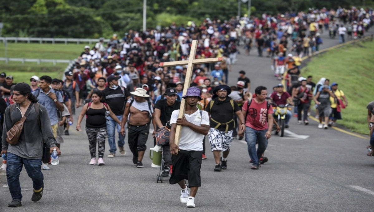 Buscan a niño migrante; cayó al río Cahoacán en Chiapas