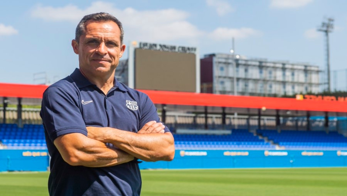 Sergi Barjuan,  el nuevo técnico interino del Barcelona