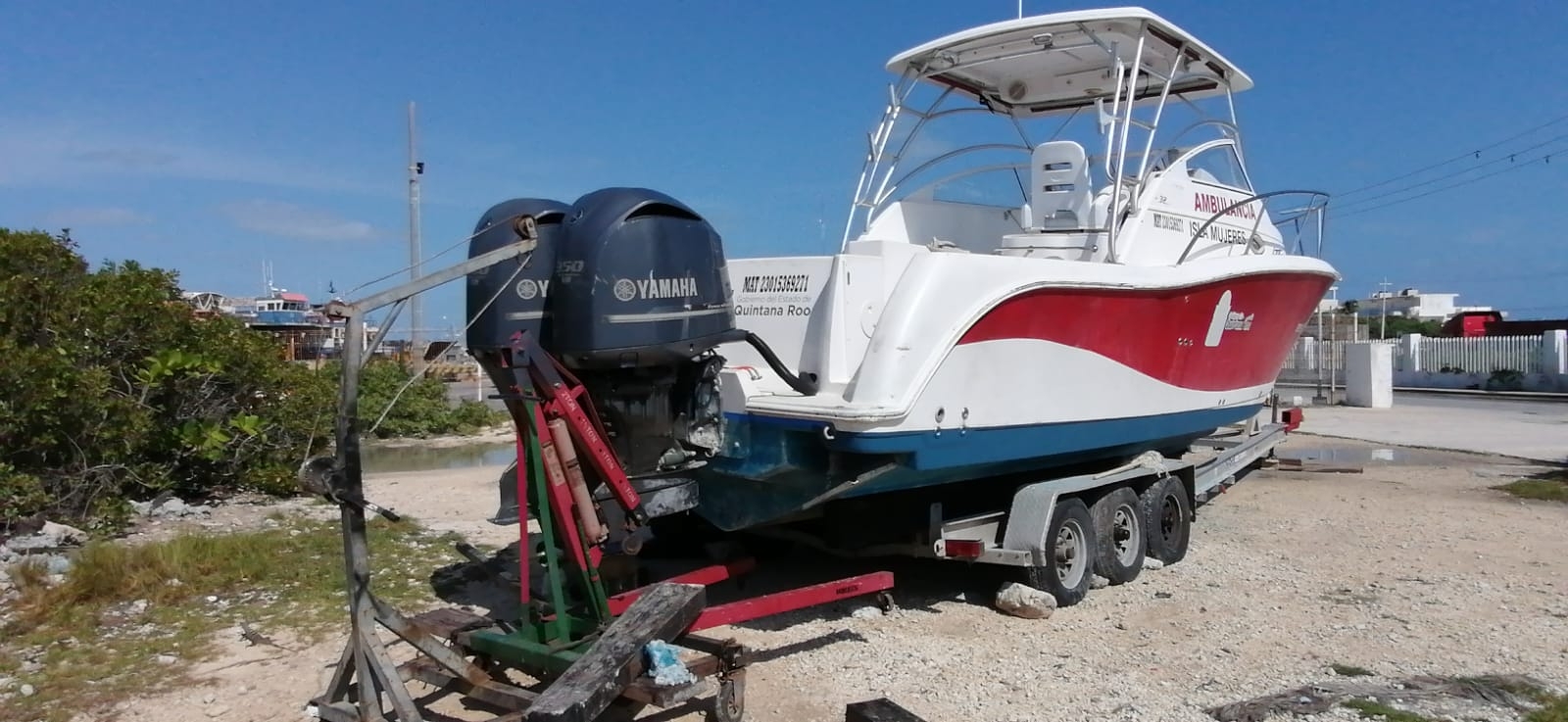 Darán mantenimiento a ambulancia marítima en Isla Mujeres