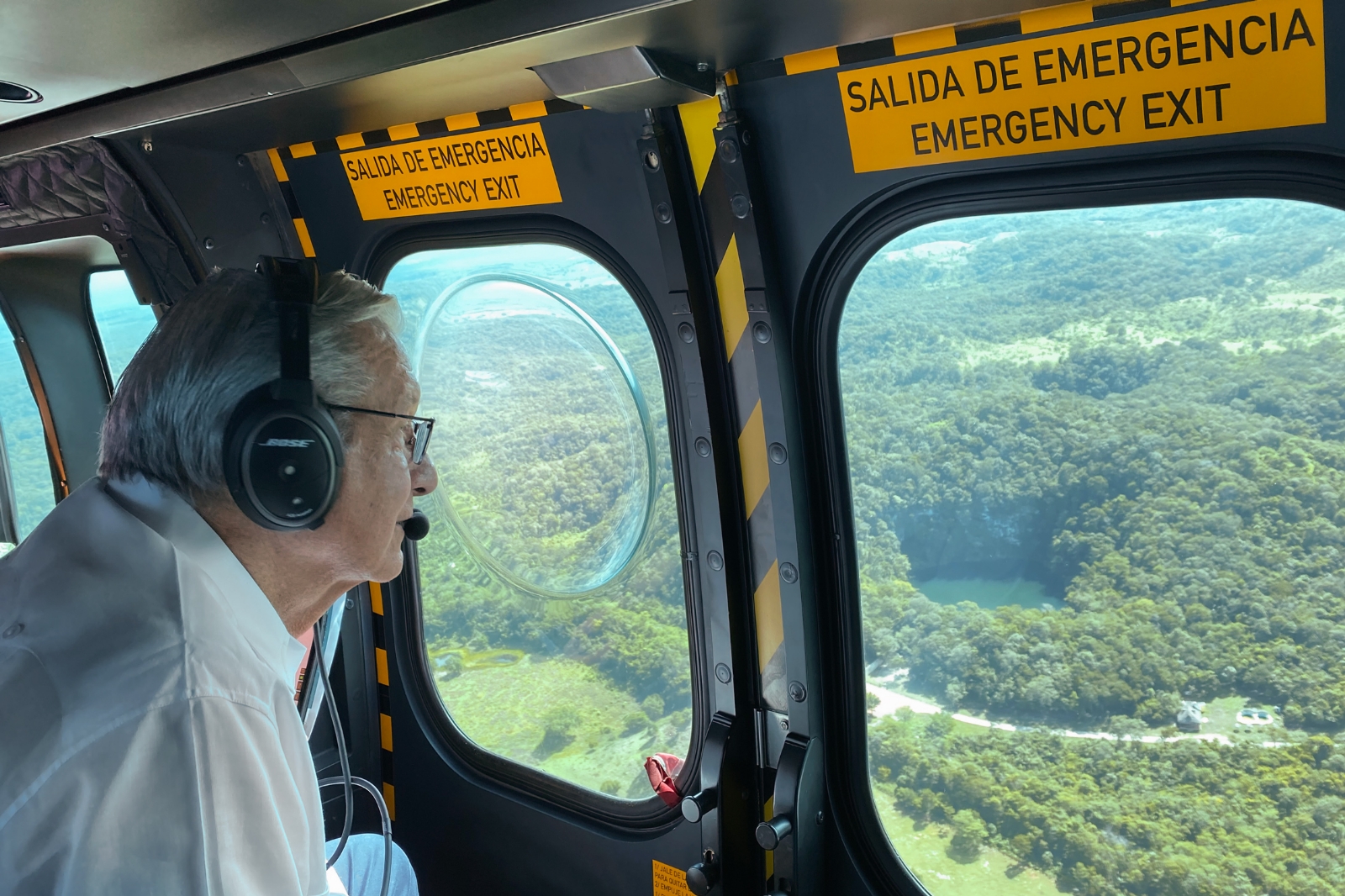 Es una obra espléndida: AMLO contempla la ruta del Tren Maya en la Península de Yucatán