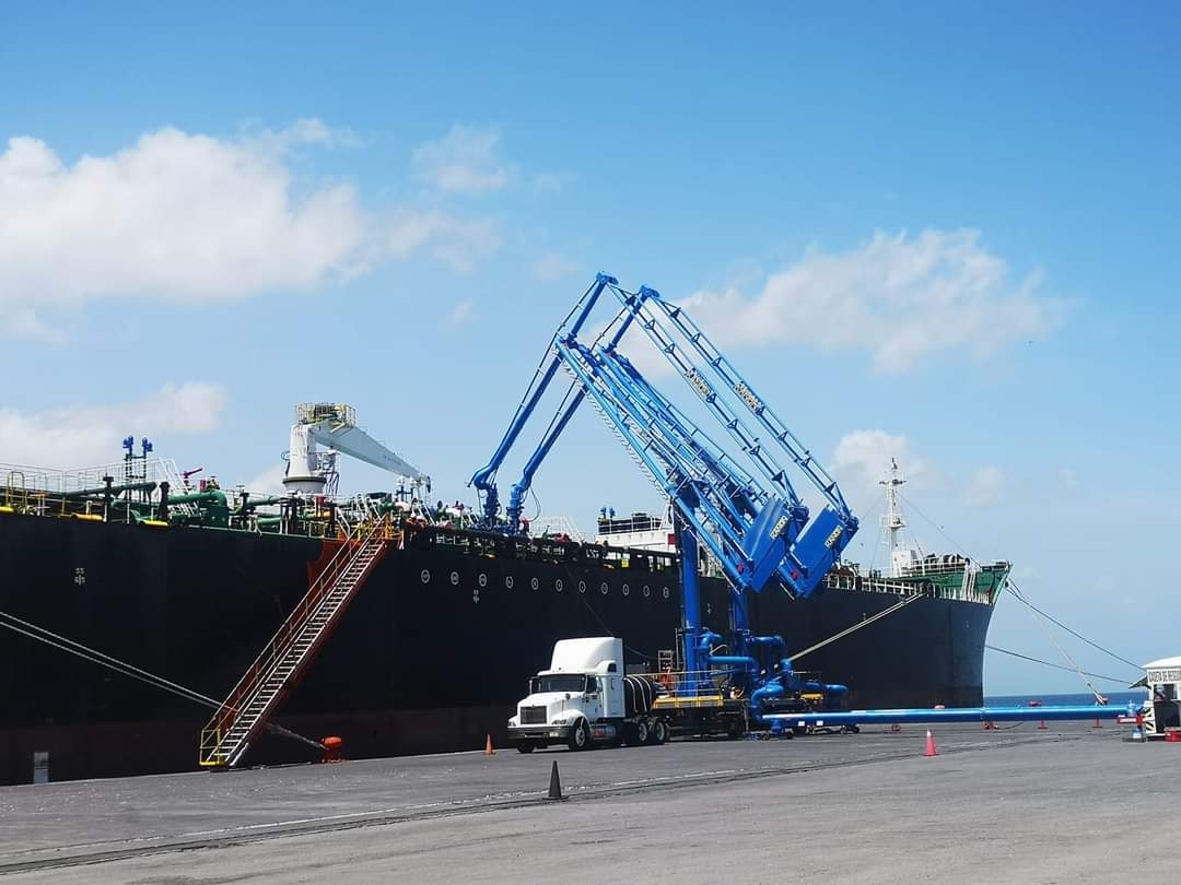 Mal tiempo atrasa llegada de rieles del Tren Maya al Puerto de Progreso, Yucatán