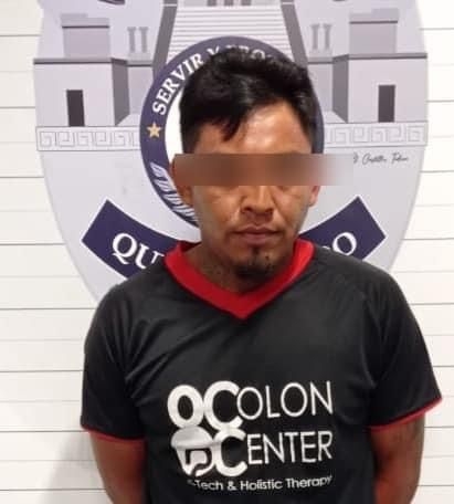 Detienen a hombre armado y con droga en la Supermanzana 66 de Cancún