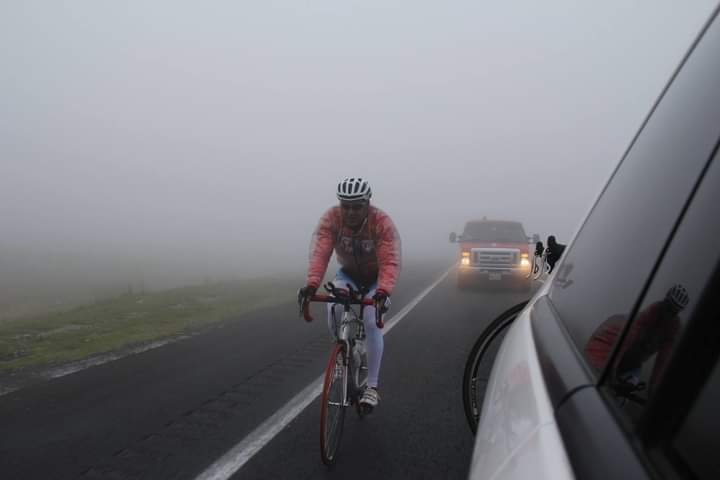 Adrián Durán, ciclista mexicano de ultrafondo, llega a Yucatán