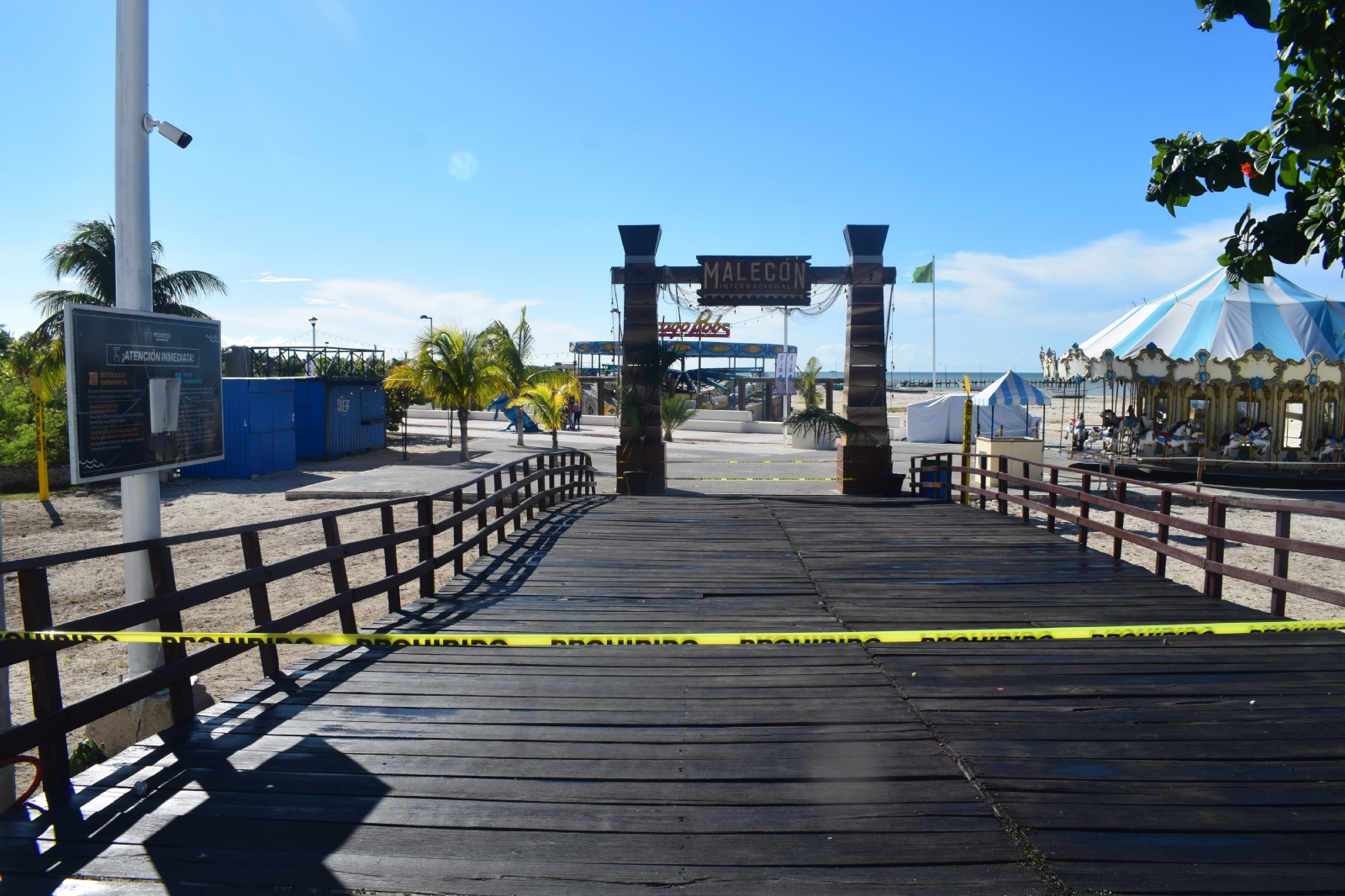 Cierran Muelle de Chocolate en Progreso, Yucatán