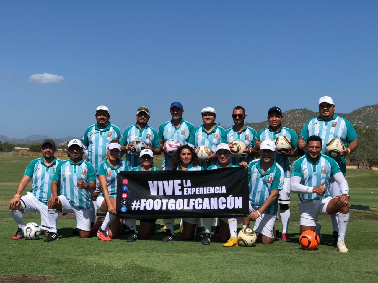 Cancún se convirtió en subcampeón de la copa nacional de Footgolf en Baja California Sur