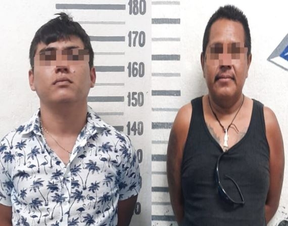 Los detenidos y la droga fue asegura y puesta a disposición de la FGE de Quintana Roo