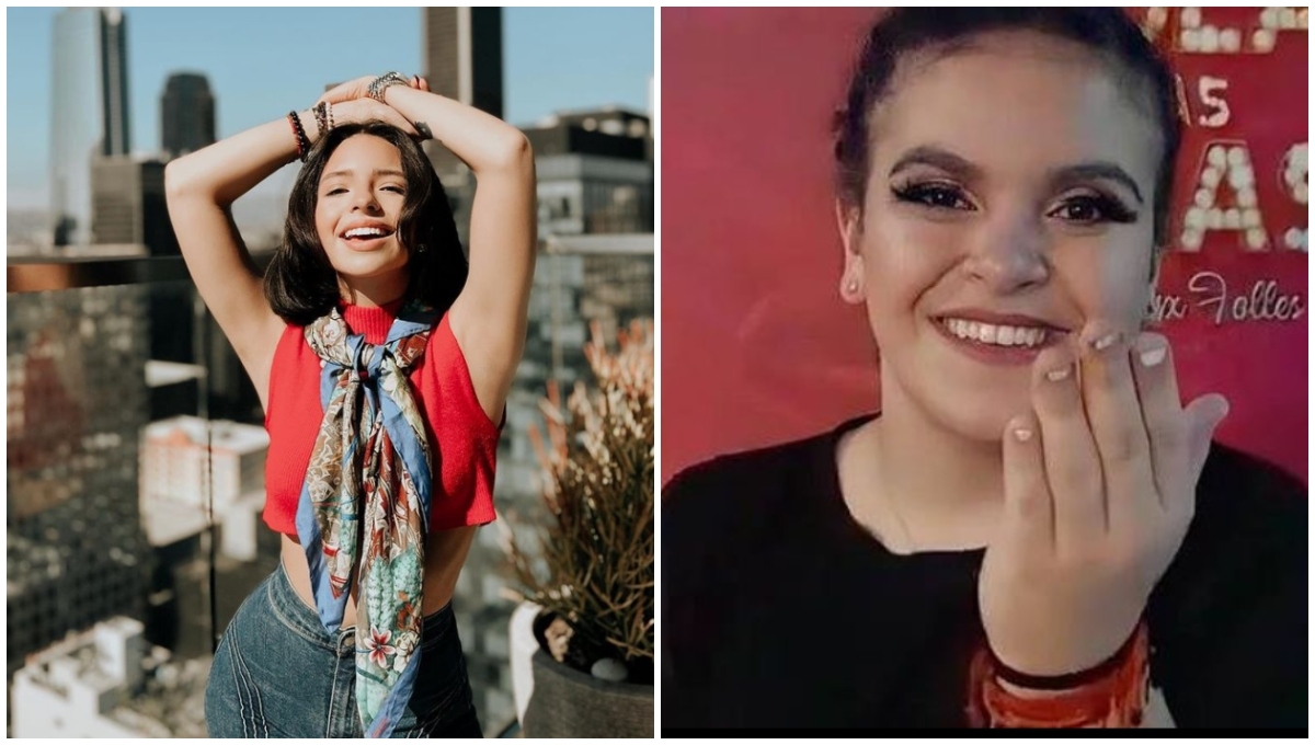 Ángela Aguilar y Lucerito Mijares son dos bellas jóvenes que tienen mucho futuro en la industria de la música debido al gran talento que heredaron de sus famosos padres