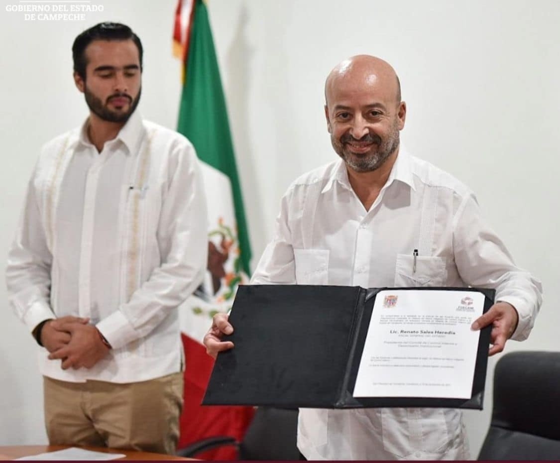 Renato Sales, Fiscal de Campeche, nombra a hijo de la titular de la SSP como vicefiscal