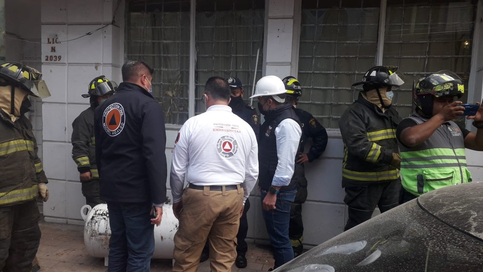 Se registra explosión por fuga de gas en vivienda de alcaldía Miguel Hidalgo